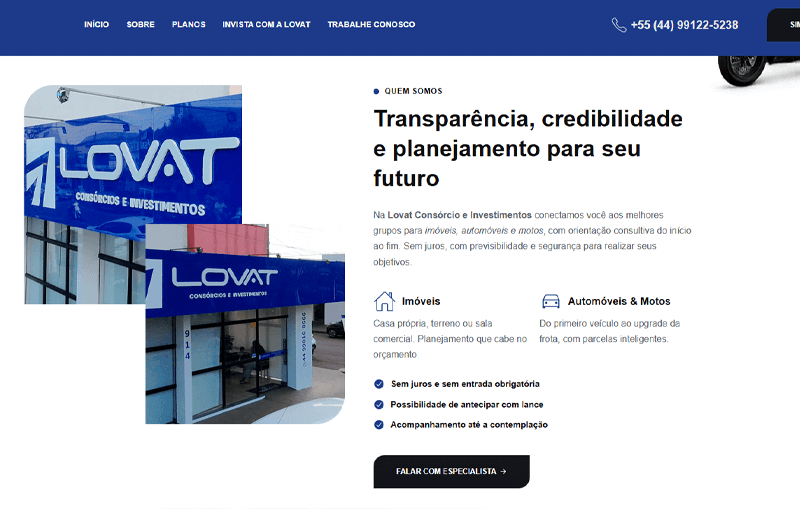 Lovat Consórcios e Investimentos