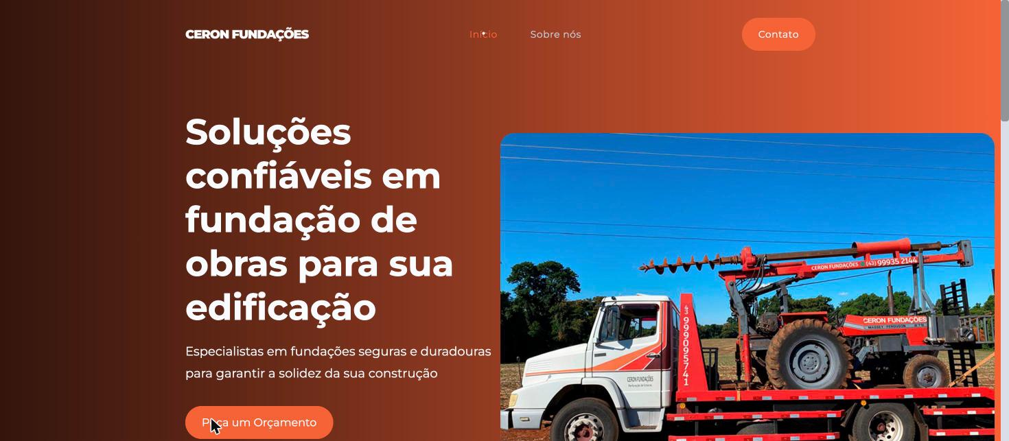 Site de Ceron Fundações