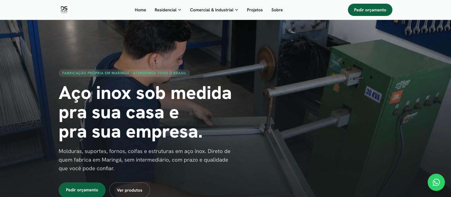 Site da DS Inox